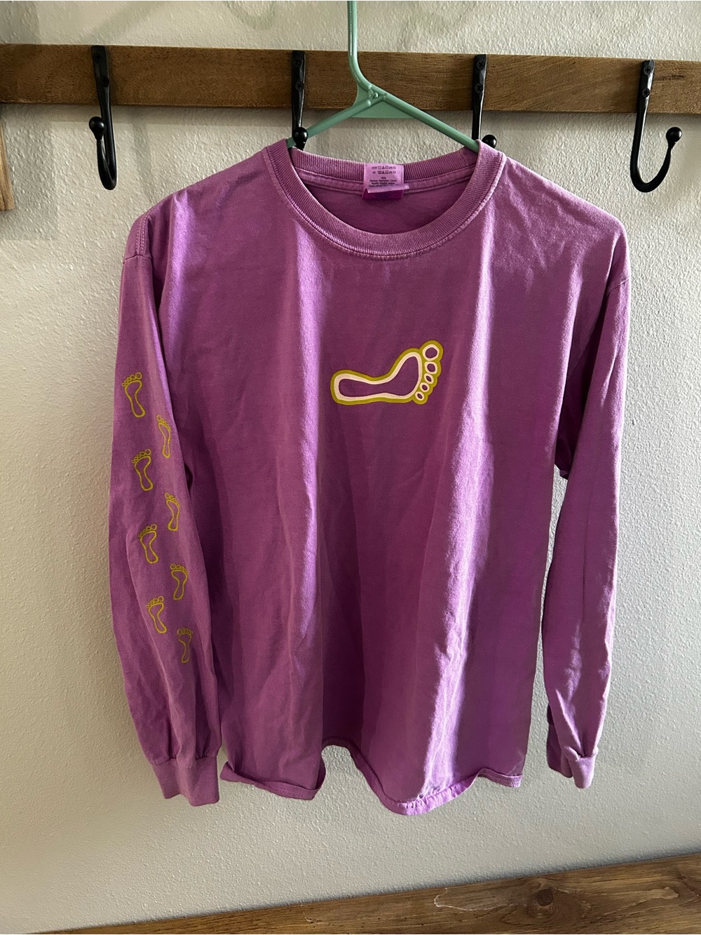 Long-Sleeve Purple Barefoot Bar Tee